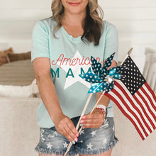 Load image into Gallery viewer, AMERICAN MAMA • women&#39;s tee CLOSEOUT