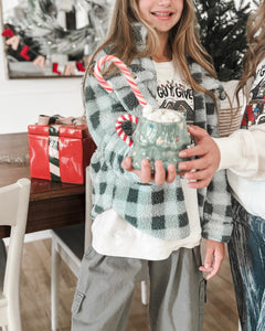 THIRSTY FOR MORE • kids pullover SUGAR COOKIE