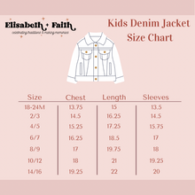 Load image into Gallery viewer, AMERICAN QUEEN  • sequin denim jacket (women + kids)