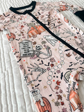 Load image into Gallery viewer, HOUSE IS HAUNTED • baby zipper pjs (one-piece)