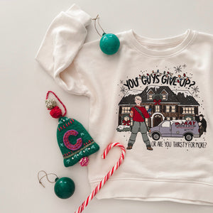 THIRSTY FOR MORE • kids pullover SUGAR COOKIE