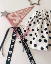 Load image into Gallery viewer, POLKA DOTS • kids twirl skirt