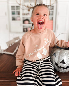 THE SPOOKY CLUB • tee (women + kids) brown sugar