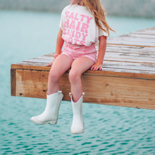 Load image into Gallery viewer, SALTY HAIR SANDY BOOTS • kids tee