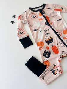 HALLOWEEN NIGHT • button down pj's (women + youth) two-piece