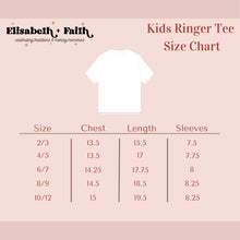 Load image into Gallery viewer, LUCKY • ringer tees (women + kids) pink + green