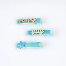 Load image into Gallery viewer, Happy Birthday Enamel Hair Clips by Meri Meri