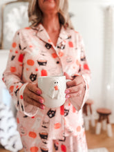 Load image into Gallery viewer, HALLOWEEN NIGHT • button down pj&#39;s (women + youth) two-piece