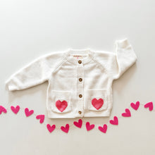 Load image into Gallery viewer, POCKET FULL OF LOVE • kids cardigan sweater FLASH