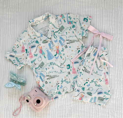 DEBUT • kids short pj set (two-piece)