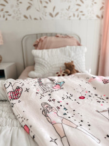 LOVER • sherpa throw blanket (pre order)