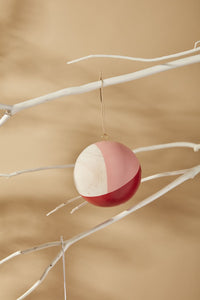 OMBRE wood ornament