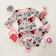 Load image into Gallery viewer, SWIFTIE HOLIDAY • bamboo kids pjs (two-piece)