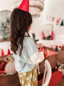 Flowy Pant • kids (CHARTREUSE POLKA DOT)