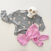 Load image into Gallery viewer, SKELLY LOVE• kids pullover SMOKE