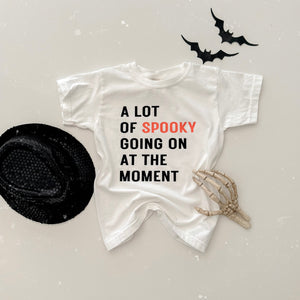 A LOT OF SPOOKY • heavyweight tee (women + kids) CLOSEOUT