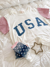 Load image into Gallery viewer, GINGHAM USA • women&#39;s tee