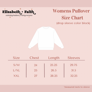 SPOOKY SWIFTIE • color block pullover (women + kids)