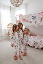 Load image into Gallery viewer, LOVER • bamboo kids long sleeve pjs (two-piece)