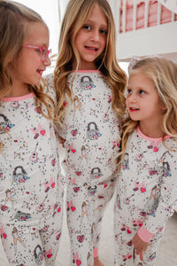 LOVER • bamboo kids long sleeve pjs (two-piece)