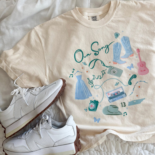 OUR SONG • women’s heavyweight boxy tee