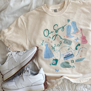 OUR SONG • women’s heavyweight boxy tee