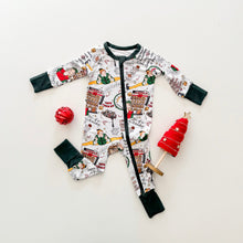 Load image into Gallery viewer, BUDDY the ELF • baby zipper pjs (one-piece)