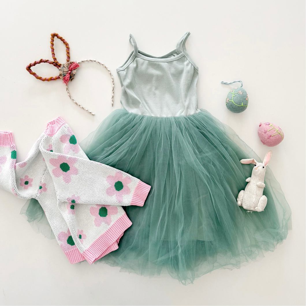 TUTU DRESS • kids (pistachio)