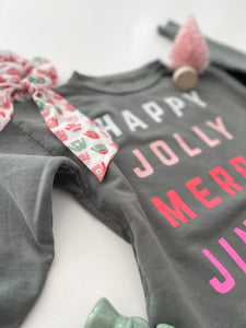 HAPPY JOLLY MERRY JINGLE • kids pullover