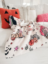 Load image into Gallery viewer, HOCUS POCUS • bamboo kids pjs (cream) adult joggers + kids CLOSEOUT