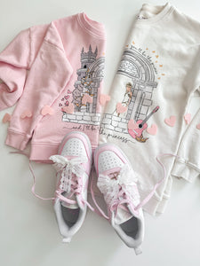 LOVE STORY • pullover (women + kids) CREAM