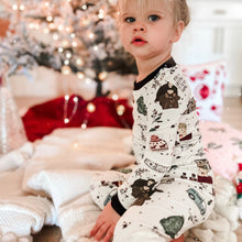 Load image into Gallery viewer, LOST IN NYC • kids bamboo pjs (two-piece) flash