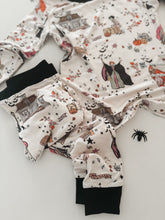 Load image into Gallery viewer, HOCUS POCUS • bamboo kids pjs (cream) adult joggers + kids CLOSEOUT