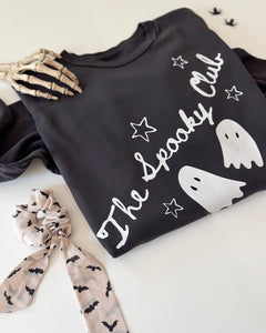 THE SPOOKY CLUB • pullover (women + kids) graphite