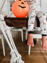 Load image into Gallery viewer, HALLOWEEN ZOO BOO • kids bamboo pjs (two-piece)