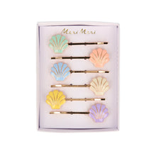 Load image into Gallery viewer, Enamel Shell Hair Slides by Meri Meri