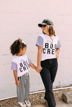 Load image into Gallery viewer, BOO CREW •contrast stripe sleeves (women + kids)