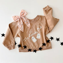 Load image into Gallery viewer, THE SPOOKY CLUB • kids raglan pullover (caramel apple)