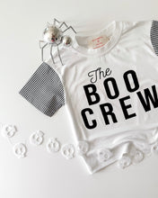 Load image into Gallery viewer, BOO CREW •contrast stripe sleeves (women + kids)