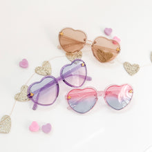 Load image into Gallery viewer, GLITTER HEARTS • kids sunnies