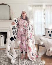 Load image into Gallery viewer, HOCUS POCUS • bamboo kids pjs (cream) adult joggers + kids CLOSEOUT