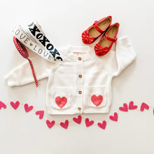 Load image into Gallery viewer, POCKET FULL OF LOVE • kids cardigan sweater FLASH