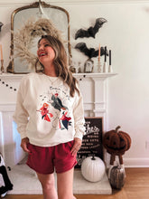 Load image into Gallery viewer, COME, WE FLY • women&#39;s pullover (peachy pumpkin)