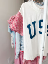 Load image into Gallery viewer, GINGHAM USA • women&#39;s tee