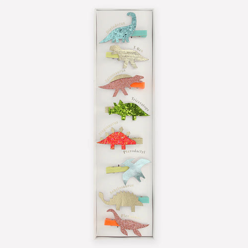 Dino Hair Clips by Meri Meri