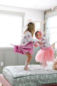 Paper Bag skirt • kids (velvet rosebloom)