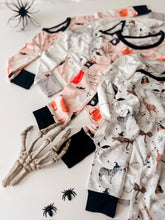 Load image into Gallery viewer, HALLOWEEN ZOO BOO • kids bamboo pjs (two-piece)