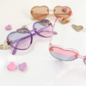 GLITTER HEARTS • kids sunnies