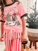 Load image into Gallery viewer, SPREAD CHRISTMAS CHEER •  ringer tee (women + kids)