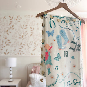 DEBUT • sherpa throw blanket